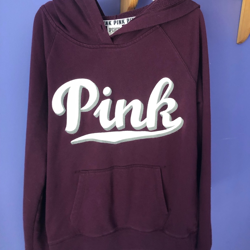 PINK maroon sweatshirt